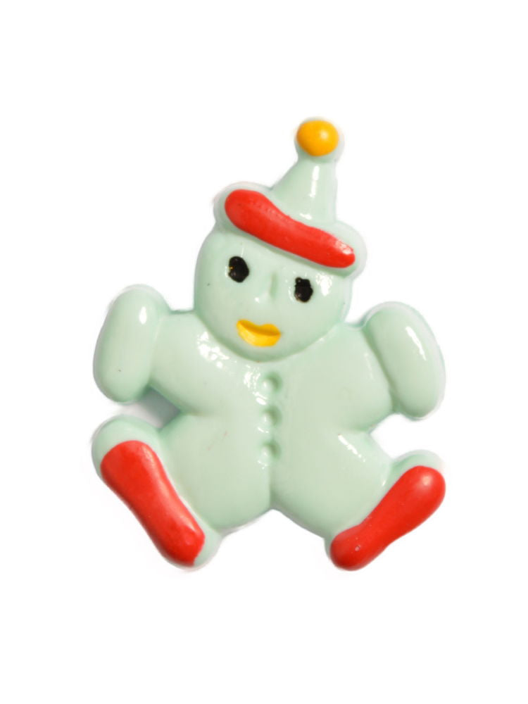 CN8-36 - BUTTONS - CLOWN COL 36 MINT 30L (HAND PAINTED)