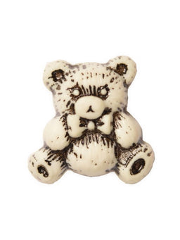 CN9-8 - BUTTONS- TEDDY (ETCHED) COL 8  CREAM  28L