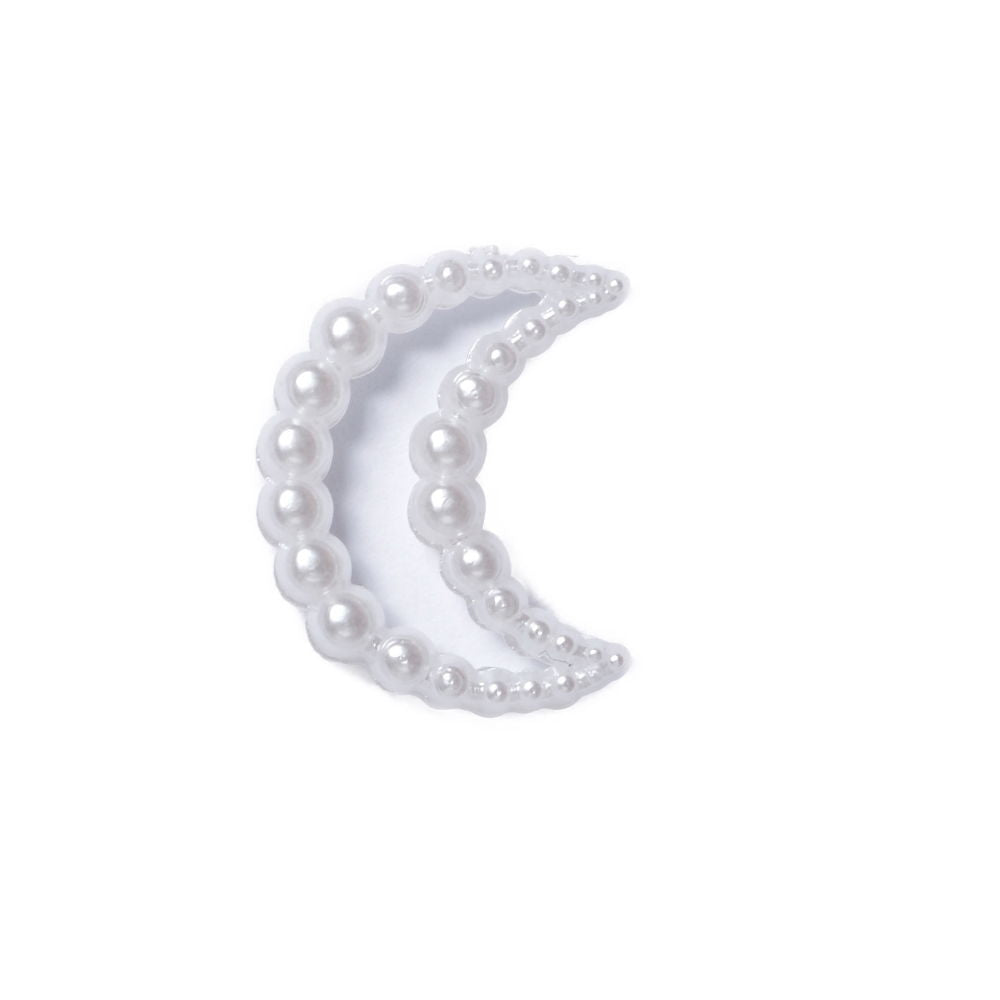 CN93-14-1 - MOON SHAPE SIZE14MM COL 1 WHITE