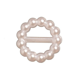 CN96-14-8 - ROUND BUCKLE SIZE14MM COL 8 CREAM