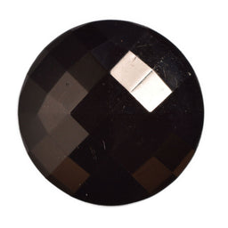 CN99-24-10 - DOMED FACET SHANK SIZE24 COL 10 BLACK