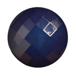 CN99-32-25 - DOMED FACET SHANK SIZE32 COL 25 NAVY BLUE