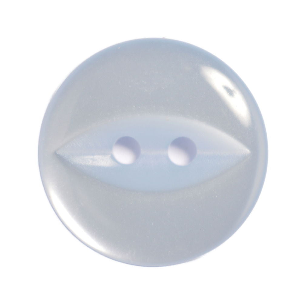 CP16-18-22 - BUTTONS FISHEYE SIZE 18  COL 22 LT BLUE