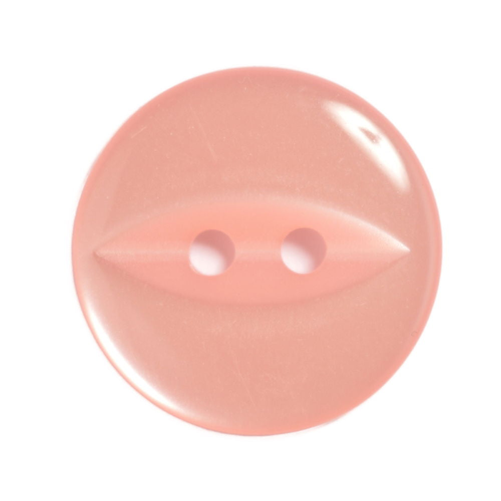 CP16-18-5 - BUTTONS FISHEYE SIZE 18  COL 5  LT PINK