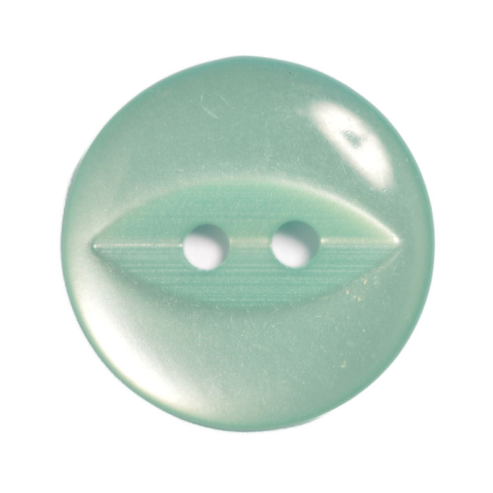 CP16-22-33 - BUTTONS FISHEYE SIZE 22  COL 33 AQUA