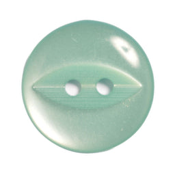 CP16-22-33 - BUTTONS FISHEYE SIZE 22  COL 33 AQUA
