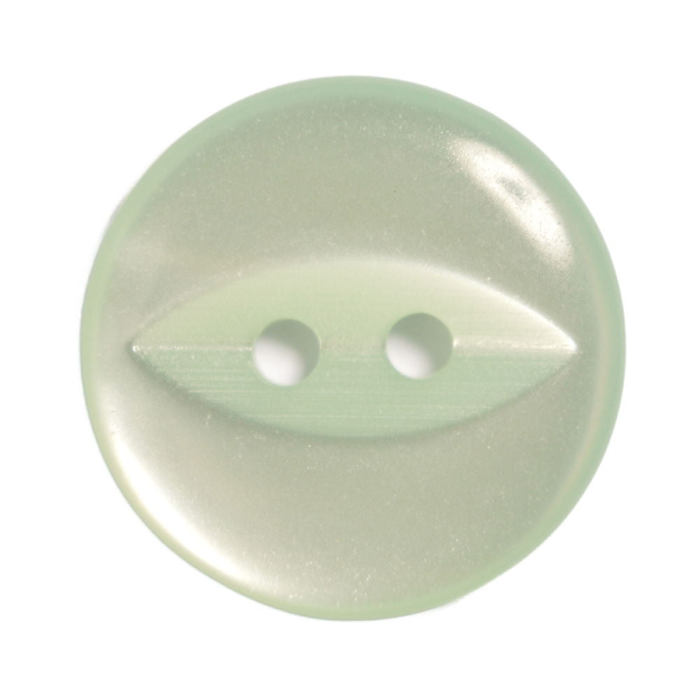 CP16-22-36 - BUTTONS FISHEYE SIZE 22  COL 36 MINT