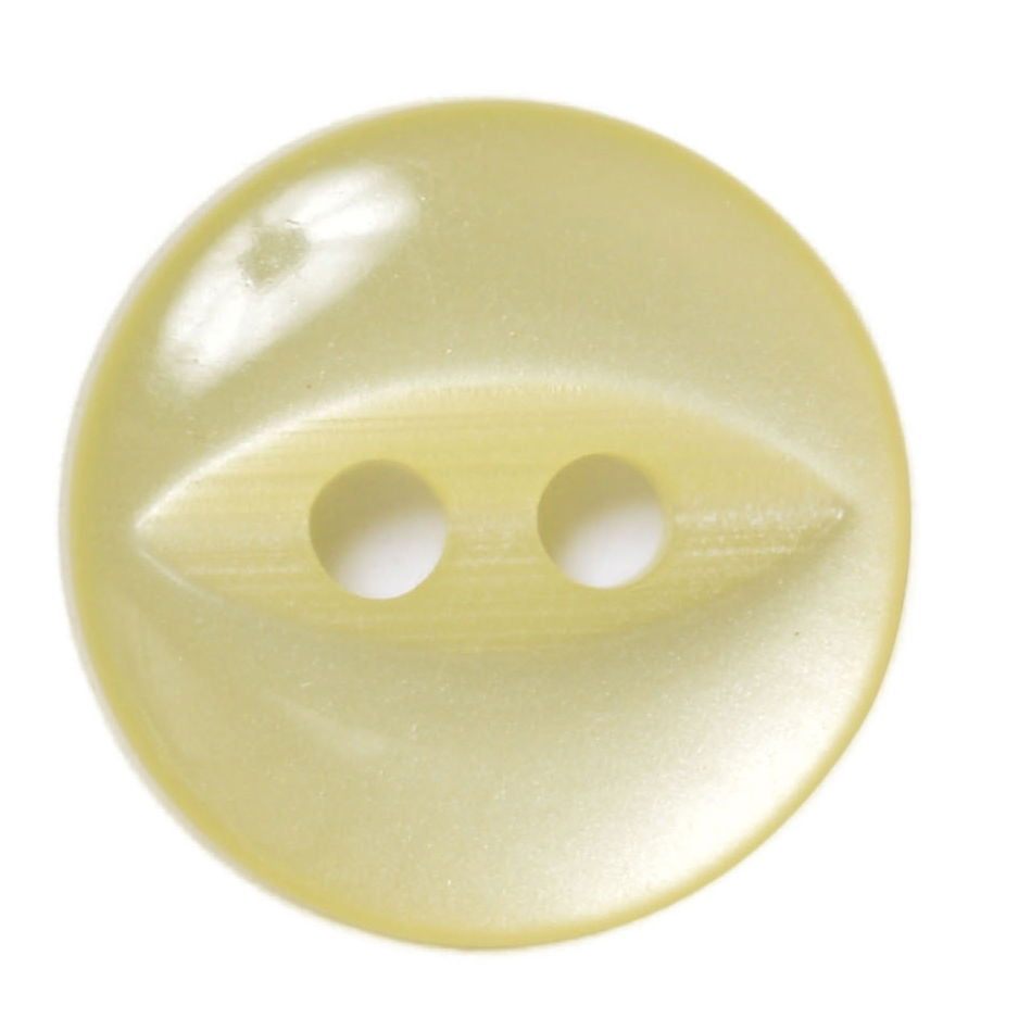 CP16-22-3 - BUTTONS FISHEYE SIZE 22  COL 3 LEMON