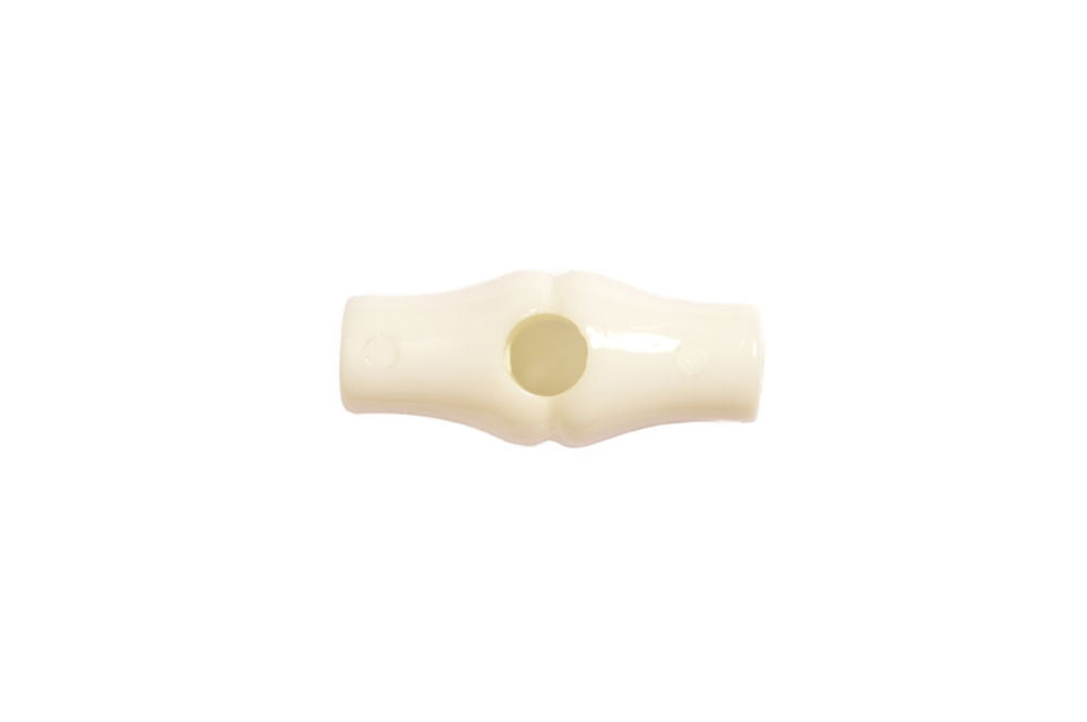 CT136-25-8 - BAMBOO TOGGLE SIZE25 COL 8 CREAM