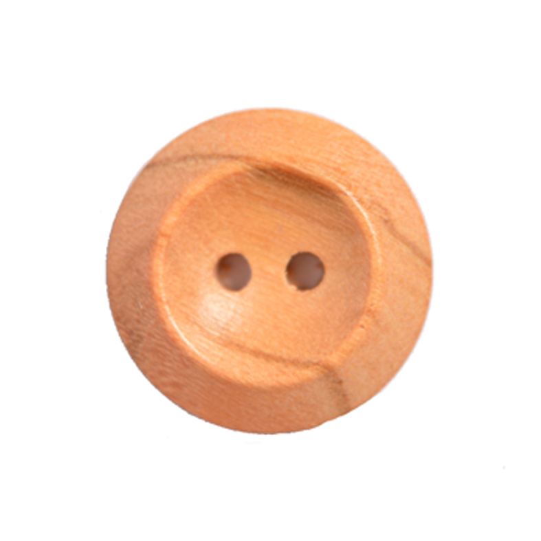 CW3X-55 - **2 HOLE OLIVE WOOD BUTTON WEDGE RIM SIZE 55