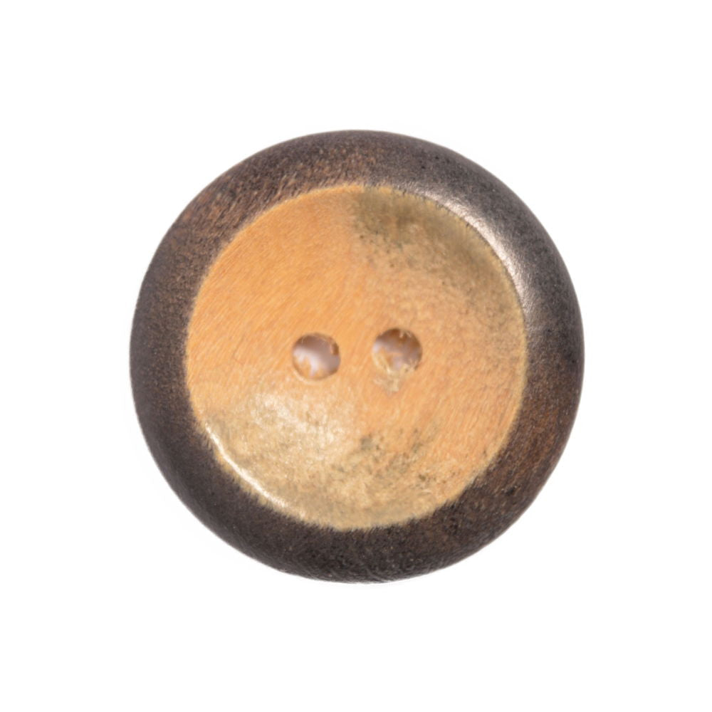 CW5-36 - WOOD BUTTON BURNT RIM SIZE 36