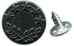 CX26-B - JEAN BUTTON (WITH PINS) COL B  A.GOLD 26L