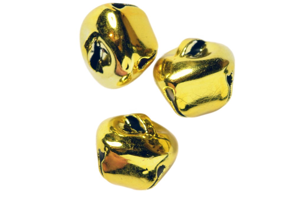 D117 - SS600 SHINY BELLS GOLD 15MM