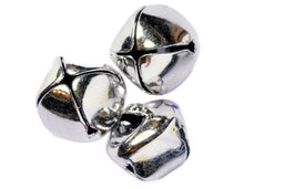 D118 - SS601 ** SHINY BELLS SILVER 15MM