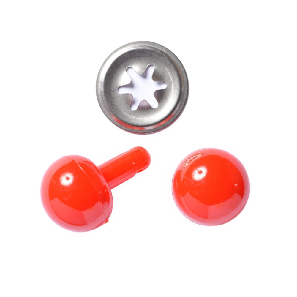 D161R - RED BALL NOSE 18mm WITH (METAL WASHER)