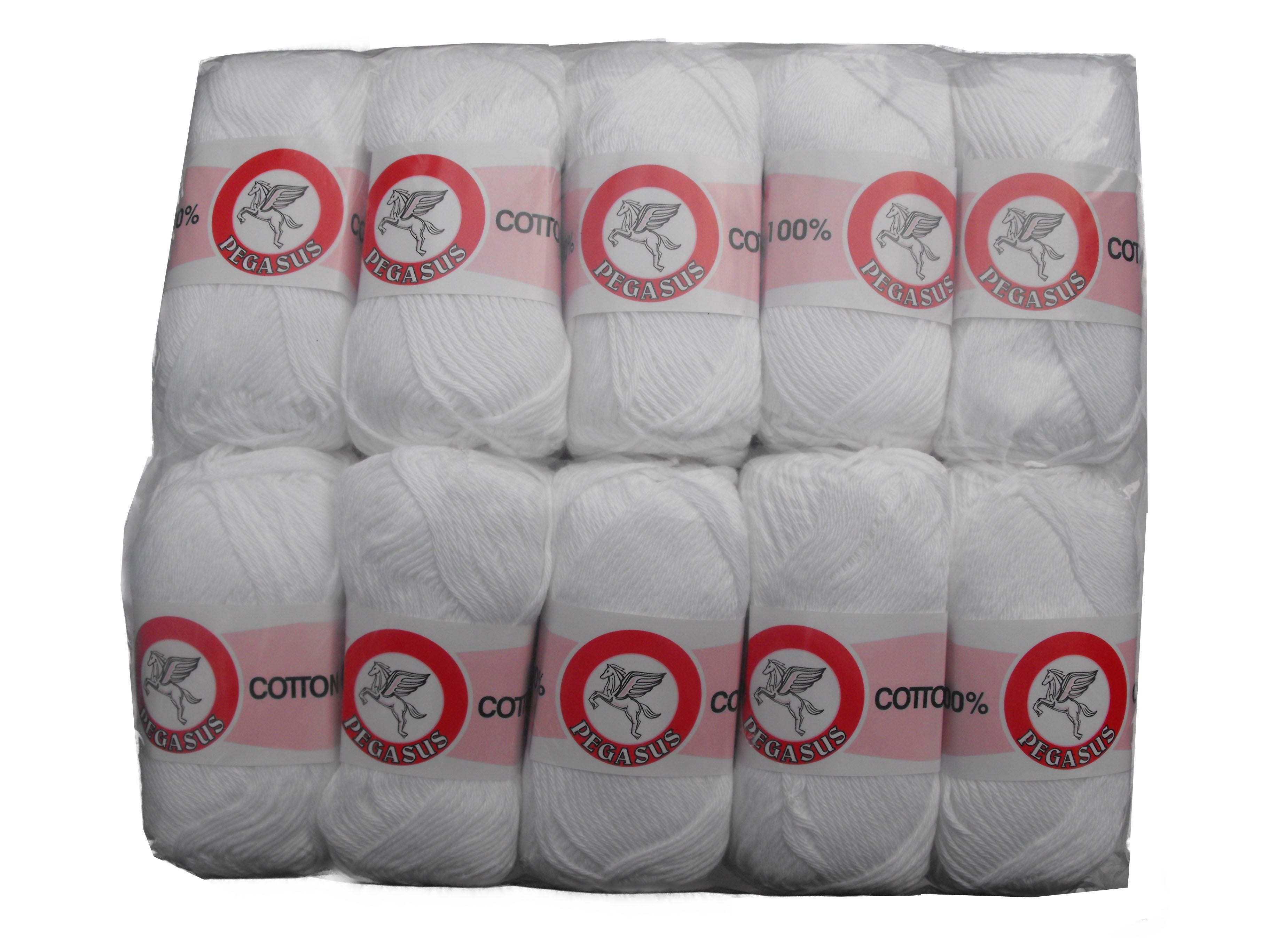 DCC-W - PEGASUS DISHCLOTH COTTON - WHITE 100G