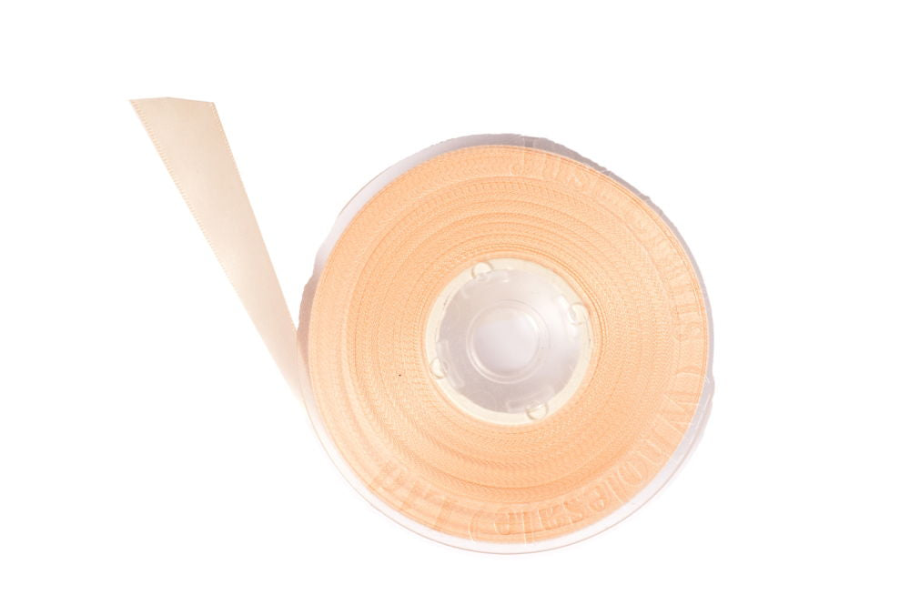 DS10-112 - DOUBLE SATIN RIBBON 10mm 112 NUDE