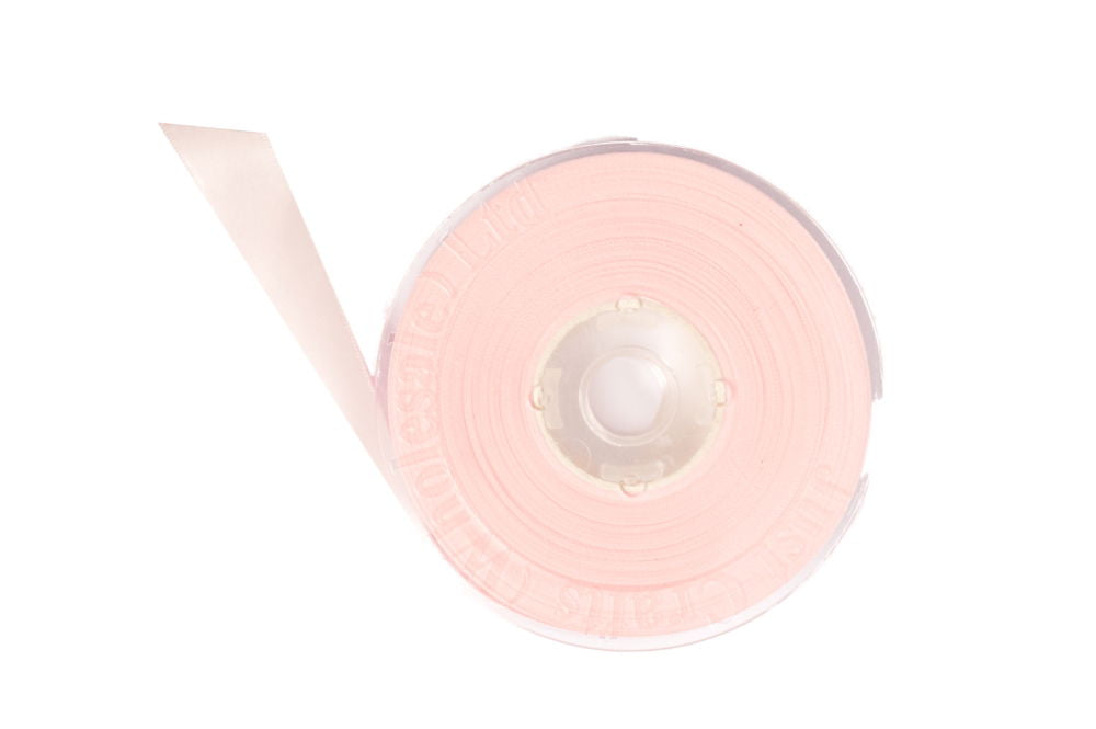 DS10-115 - DOUBLE SATIN RIBBON 10mm 115 POWDER PINK