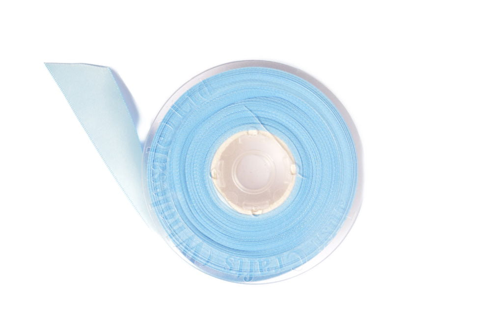 DS10-308 - DOUBLE SATIN RIBBON 10mm 308 BLUE TOPAZ