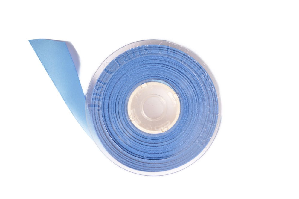 DS10-336 - DOUBLE SATIN RIBBON 10mm 336 PORCELAIN BLUE