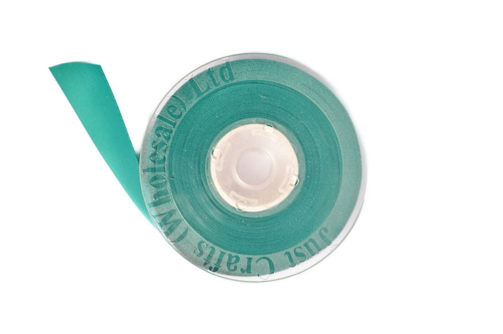 DS10-342 - DOUBLE SATIN RIBBON 10mm 342 MALLARD