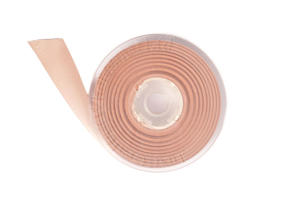 DS10-813 - DOUBLE SATIN RIBBON 10mm 813 VANILLA