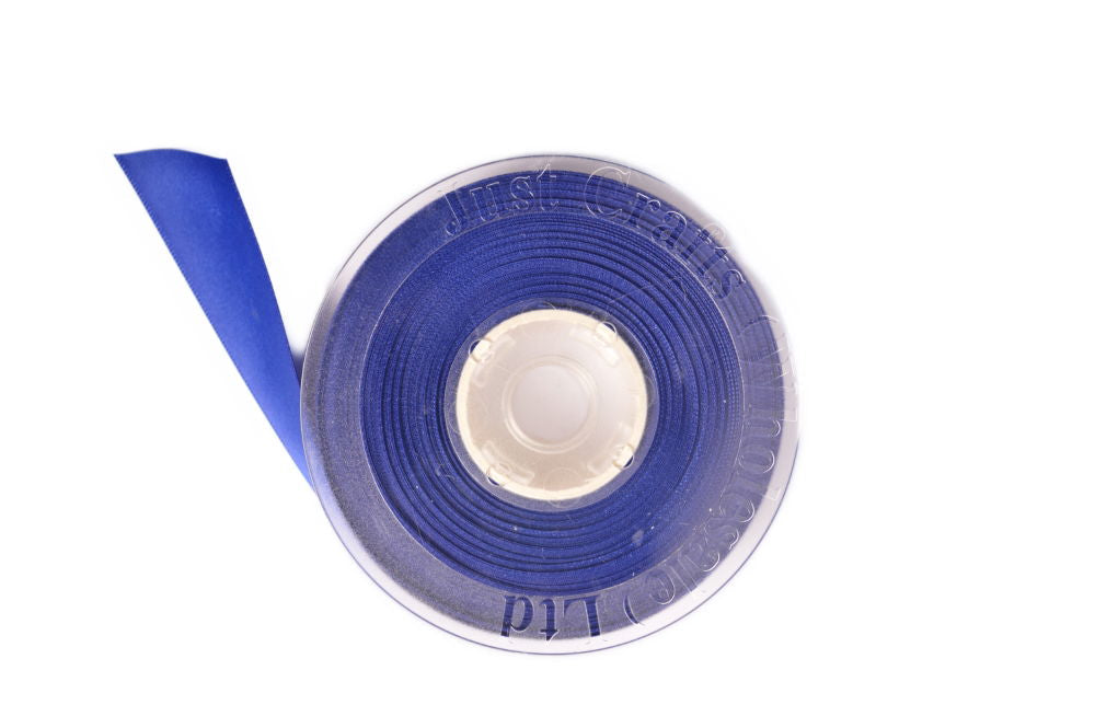 DS19-329 - DOUBLE SATIN RIBBON 19mm 329 COBALT