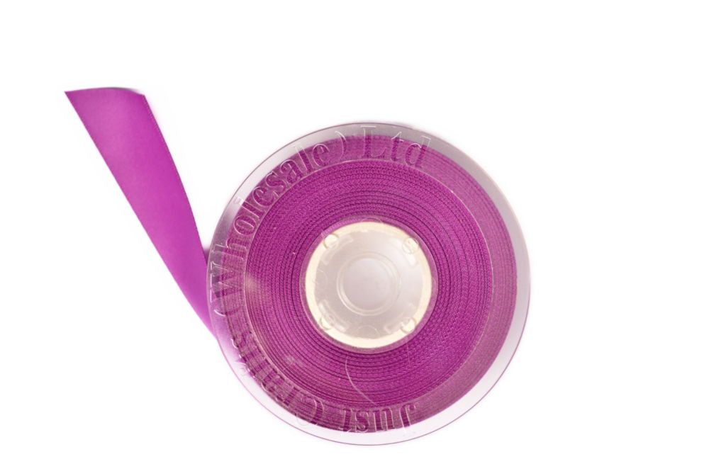DS19-467 - DOUBLE SATIN RIBBON 19mm 467 ULTRAVIOLET