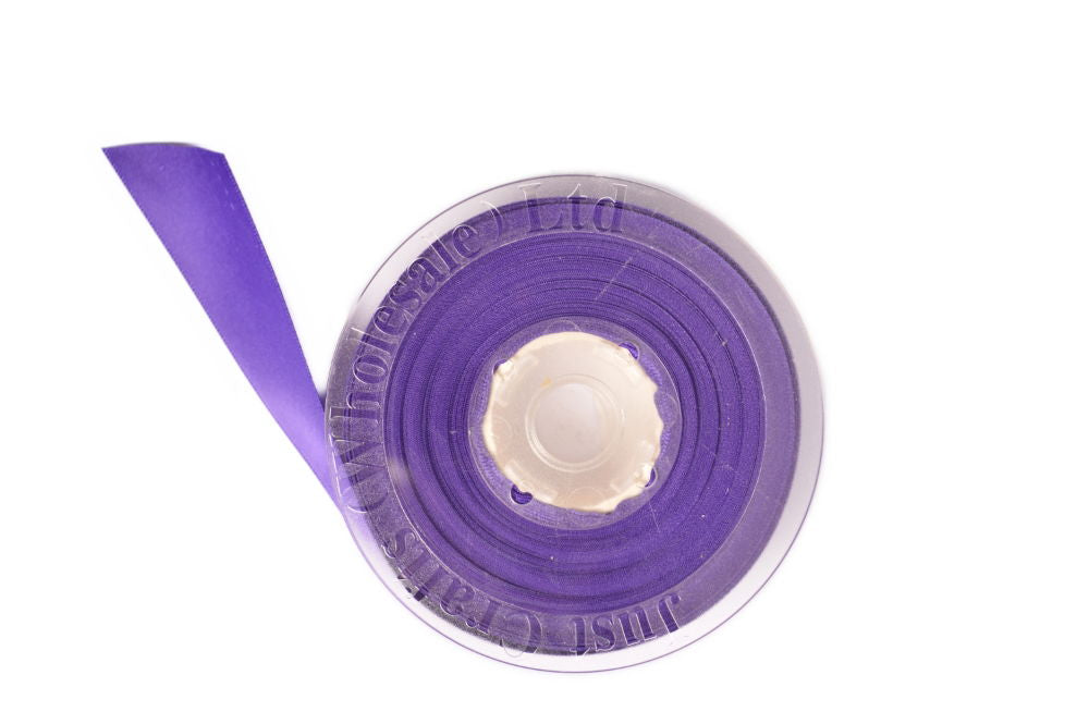 DS19-470 - DOUBLE SATIN RIBBON 19mm 470 REGALPURPLE