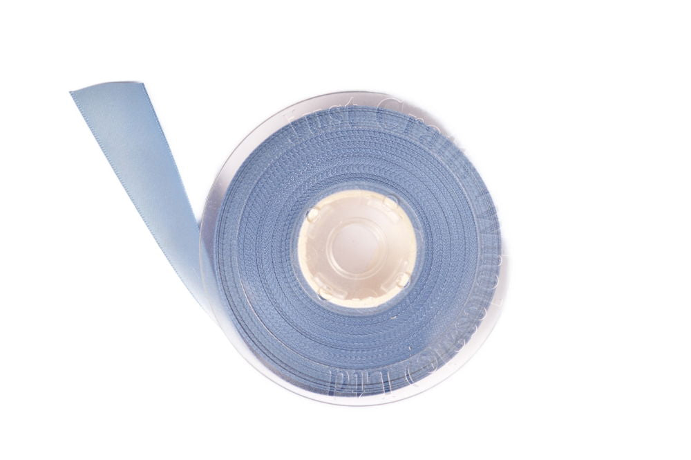DS25-332 - DOUBLE SATIN RIBBON 25mm 332 FRENCH BLUE