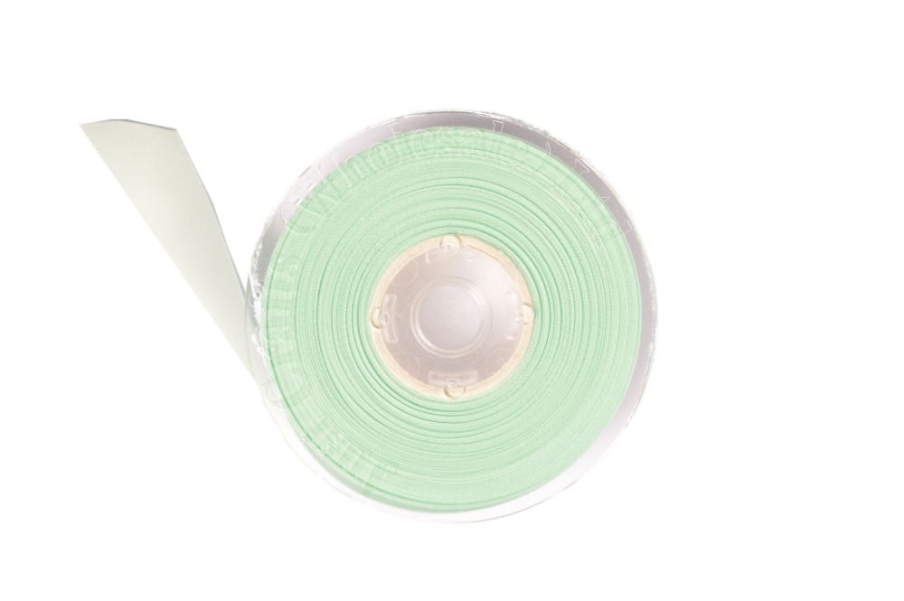 DS25-510 - DOUBLE SATIN RIBBON 25mm 510 ICE MINT
