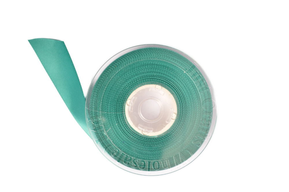 DS3-346 - DOUBLE SATIN RIBBON 3mm 346 JADE