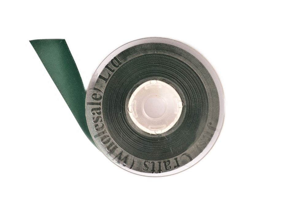 DS3-593 - DOUBLE SATIN RIBBON 3mm 593 SPRUCE