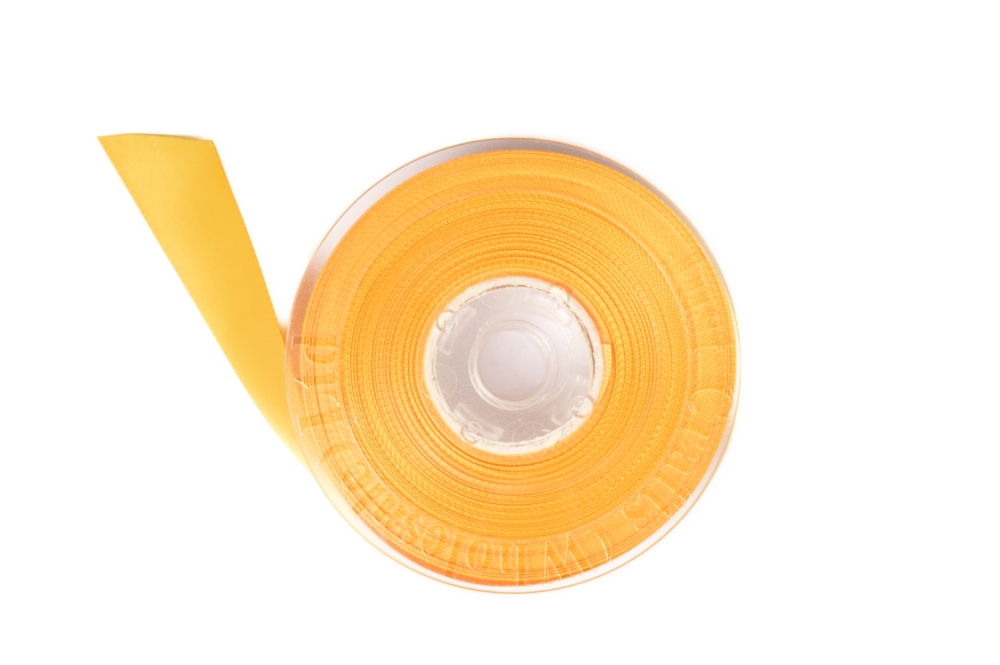 DS3-660 - DOUBLE SATIN RIBBON 3mm 660 YELLOW GOLD