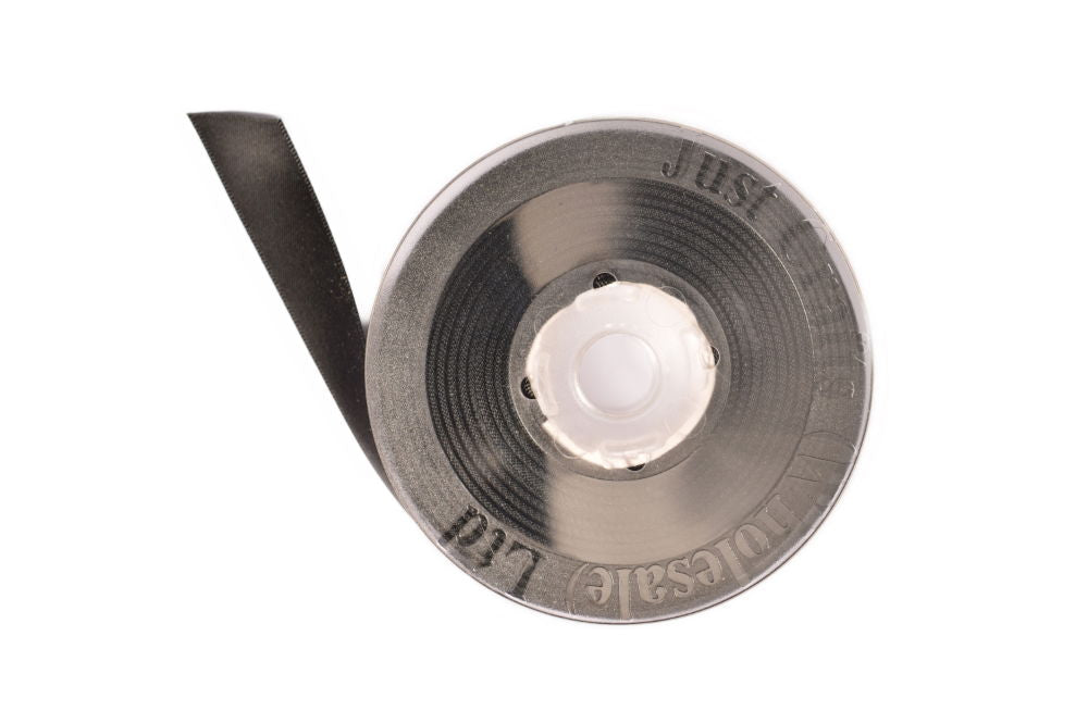 DS39-030 - DOUBLE SATIN RIBBON 39mm 030 BLACK
