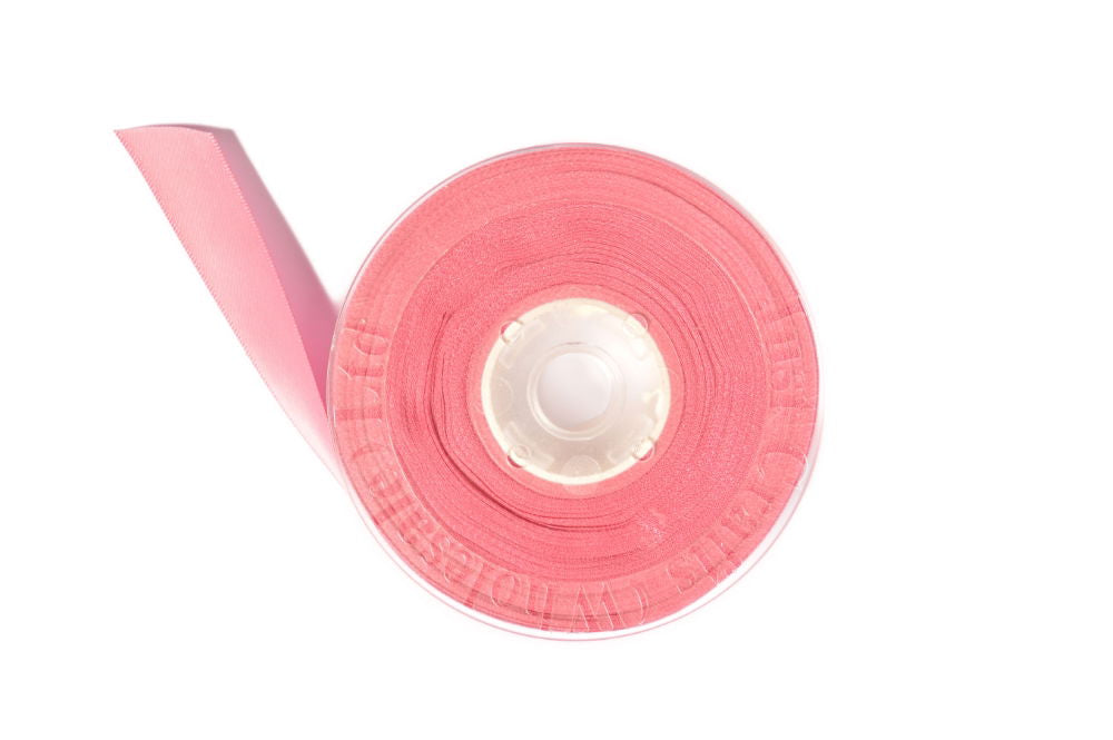 DS39-149 - DOUBLE SATIN RIBBON 39mm 149 WILD ROSE