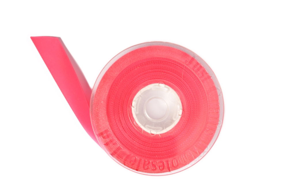 DS39-175 - DOUBLE SATIN RIBBON 39mm 175 SHOCKING PINK