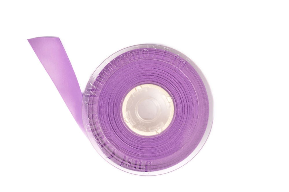 DS39-463 - DOUBLE SATIN RIBBON 39mm 463 GRAPE