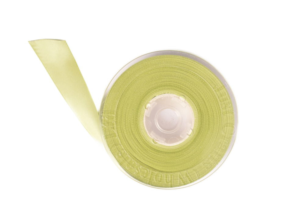 DS39-524 - DOUBLE SATIN RIBBON 39mm 524 LIME JUICE