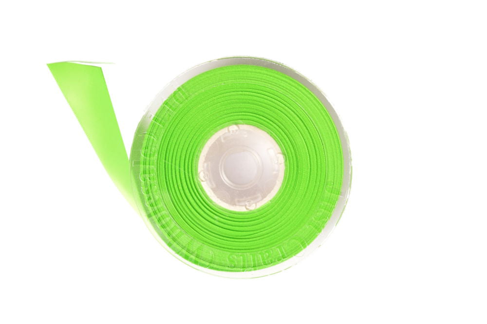DS39-556 - DOUBLE SATIN RIBBON 39mm 556 ACID GREEN