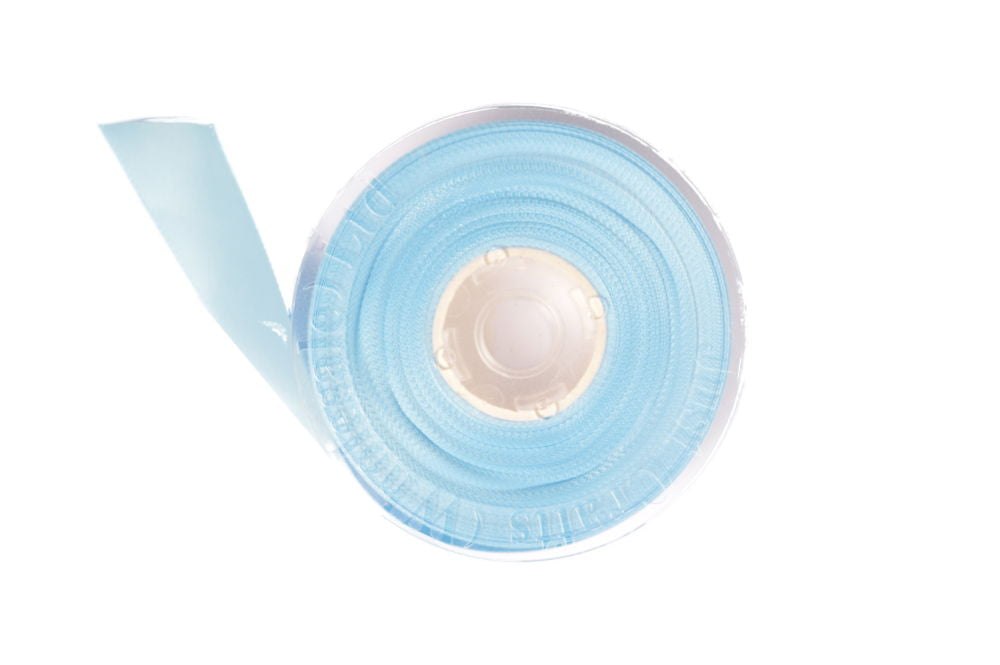 DS50-311 - DOUBLE SATIN RIBBON 50mm 311 BLUE MIST