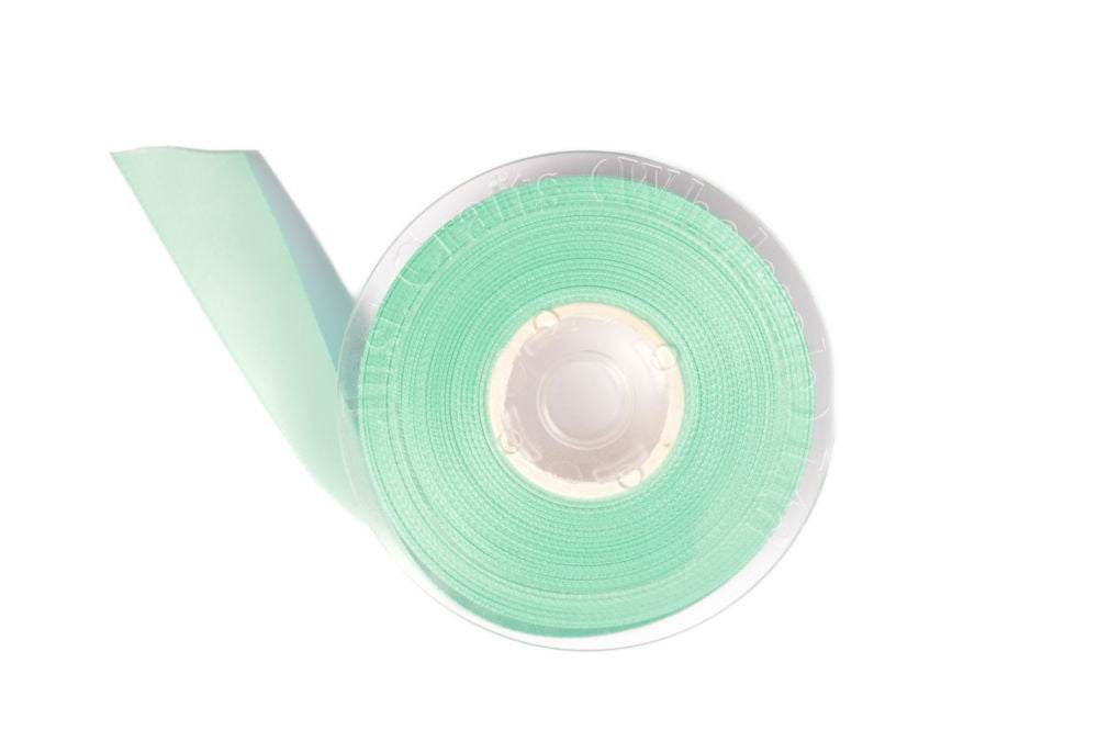 DS50-314 - DOUBLE SATIN RIBBON 50mm 314 AQUA