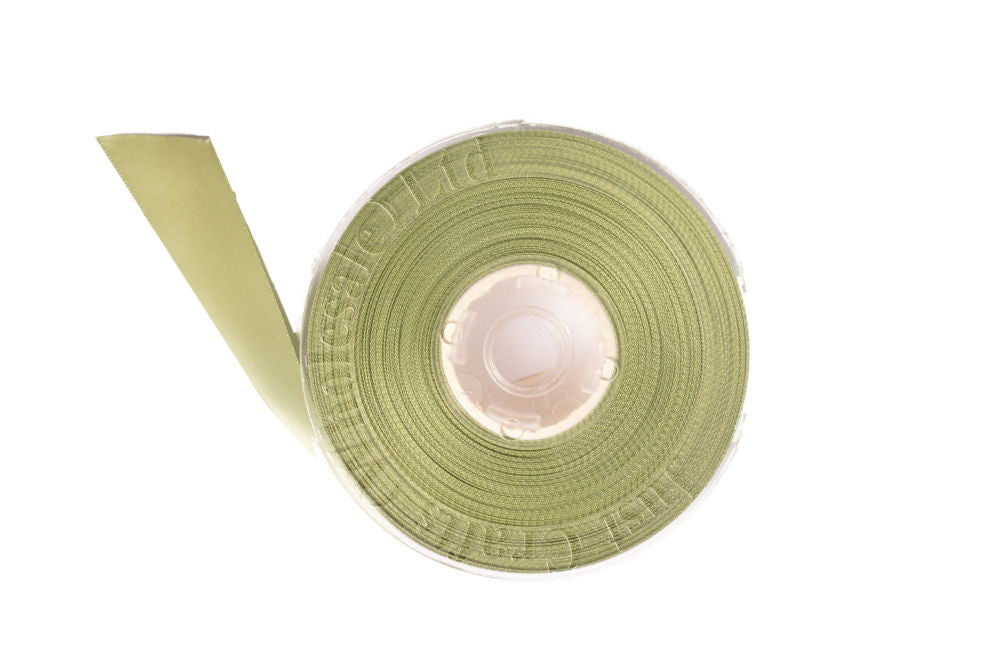 DS50-567 - DOUBLE SATIN RIBBON 50mm 567 SPRING MOSS