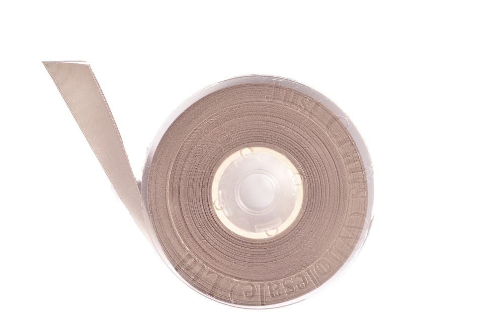 DS6-012 - DOUBLE SATIN RIBBON 6mm 012 SILVER