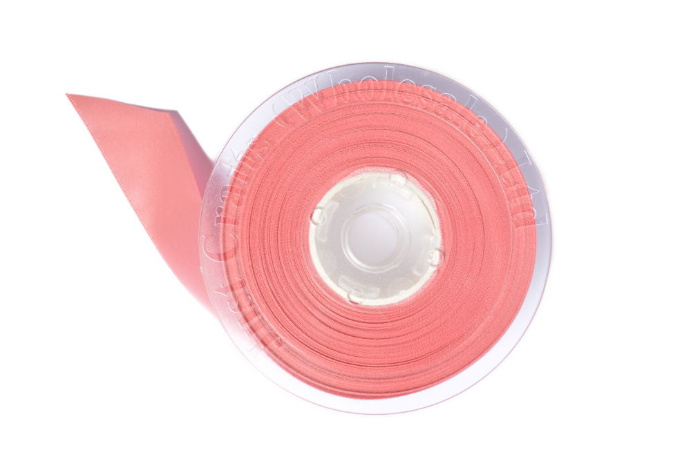 DS6-160 - DOUBLE SATIN RIBBON 6mm 160 DUSTY ROSE