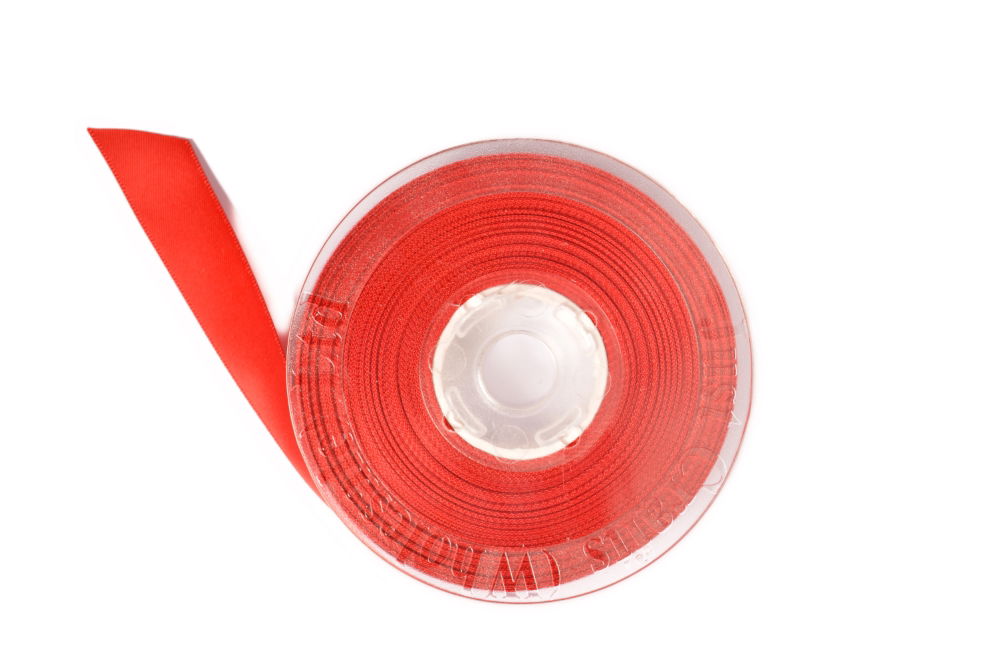 DS6-250 - DOUBLE SATIN RIBBON 6mm 250 RED
