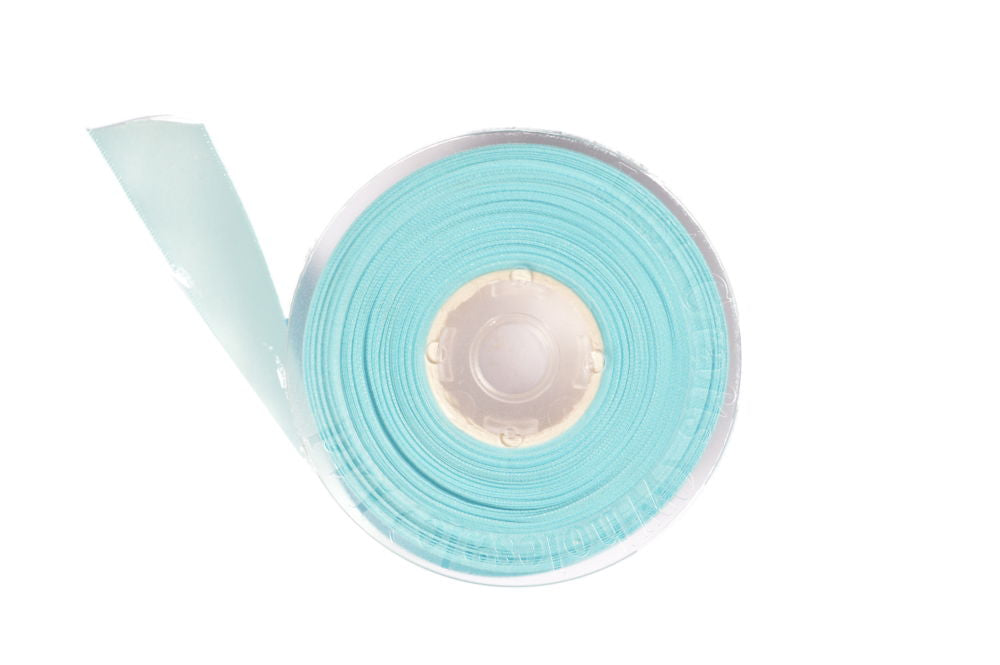 DS6-322 - DOUBLE SATIN RIBBON 6mm 322 OCEAN BLUE