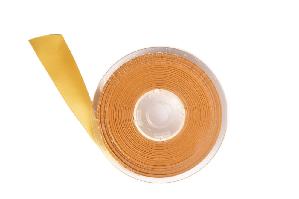 DS6-687 - DOUBLE SATIN RIBBON 6mm 687 DIJON