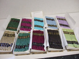 AB18  ASSORTED PRINCESS STRANDED EMBROIDERY COTTON X 10