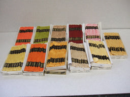 AB21   ASSORTED PRINCESS STRANDED EMBROIDERY COTTON X 11